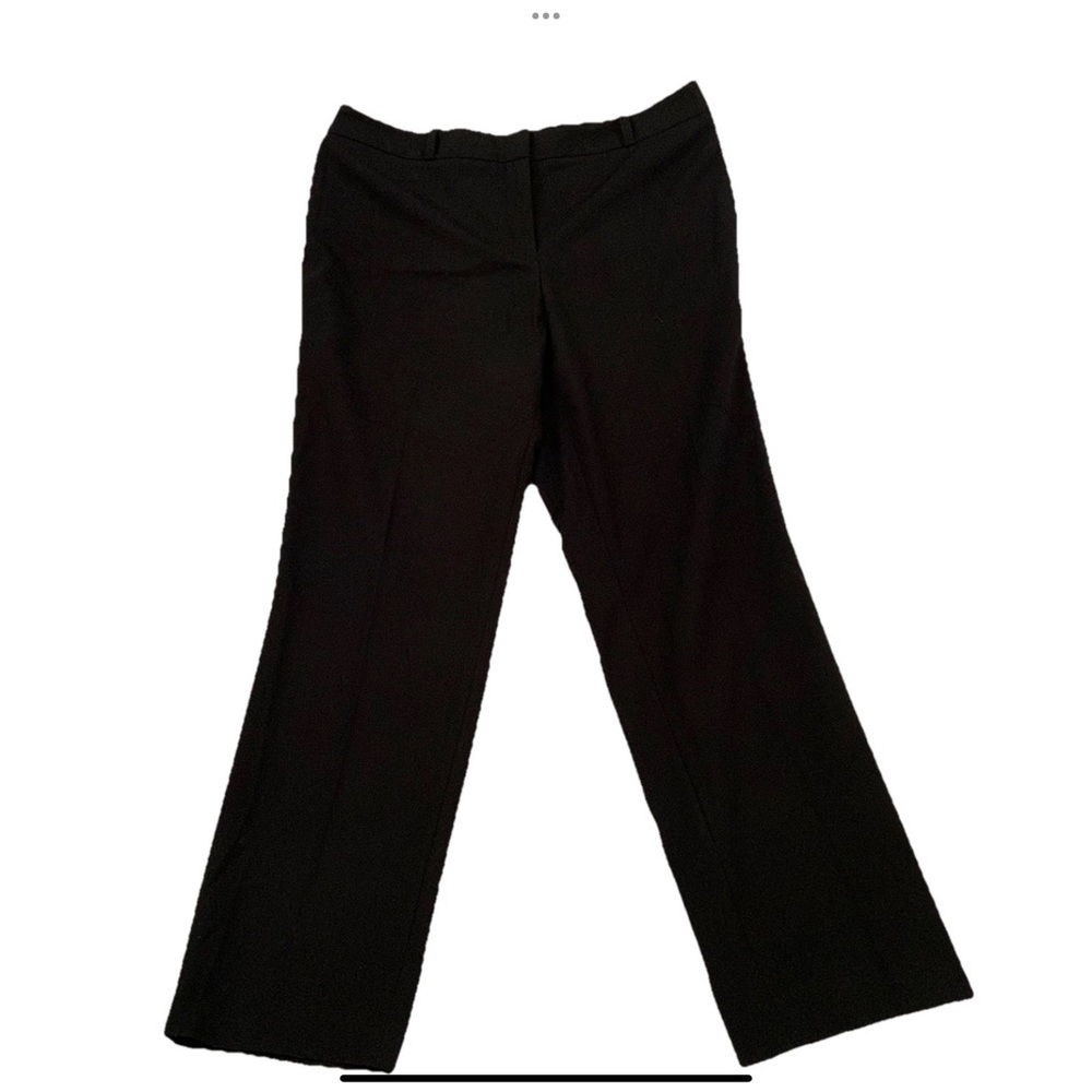 Calvin Klein Black Straight Leg Career To Casual Pants Belt Loops Size 10P